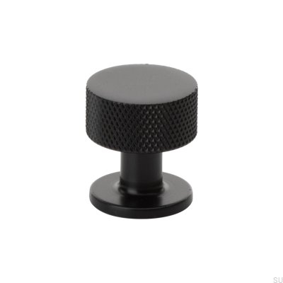 Bouton de meuble Crest 26 Métal noir