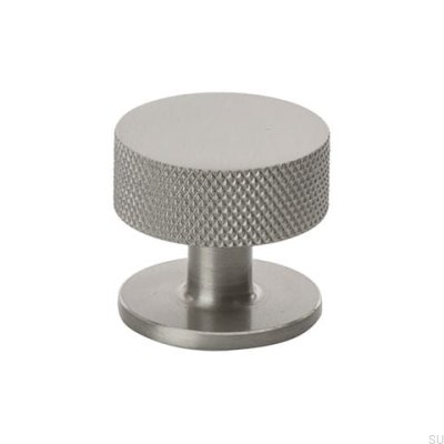Bouton de Meuble Crest 32 Métal Argenté (Aspect Inox)