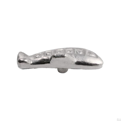 Bouton de meuble Flygplan Avion Nickel poli