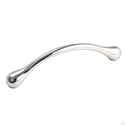 Poignée de meuble allongée 4446 96 Chrome poli