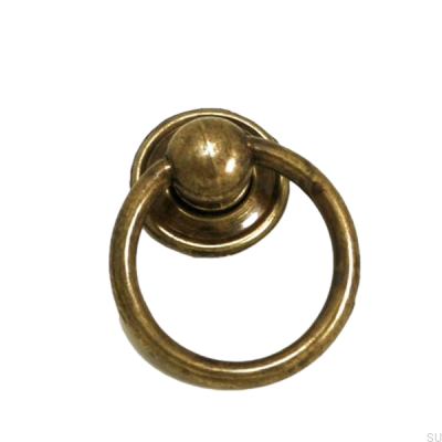 Poignée de meuble ronde 5210 36 Bronze antique