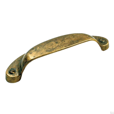 Poignée de meuble coquille 5283 96 Bronze antique