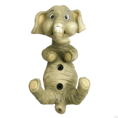 Support mural Elefant Elephant Polyresin