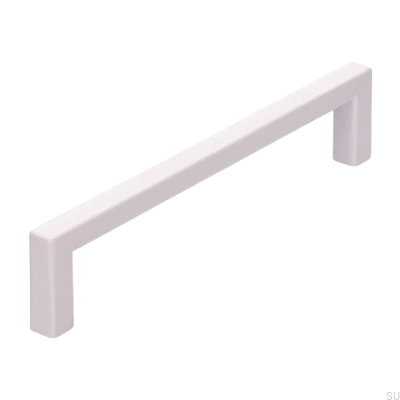 Poignée de meuble allongée 6200 128 Blanc
