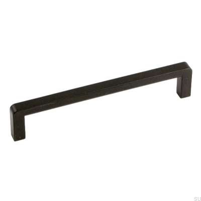 Poignée de meuble allongée 6200 128 Métal noir
