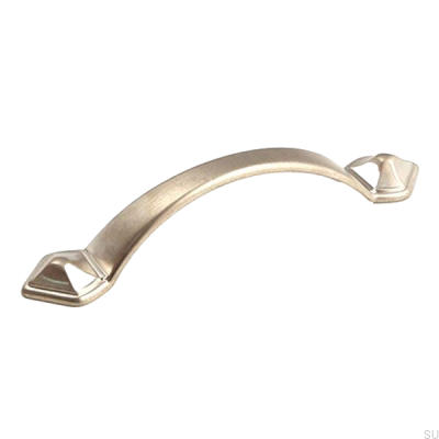Poignée de meuble longue 6598 Nickel brossé