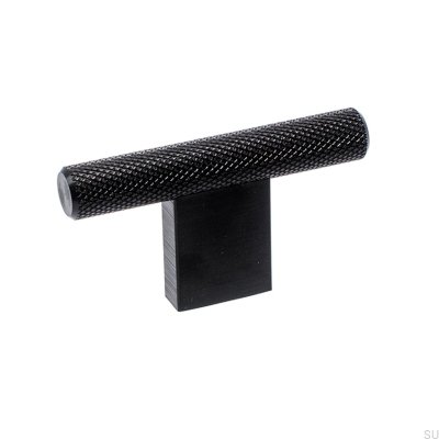 Bouton de meuble T-Bar Graf Mini, noir
