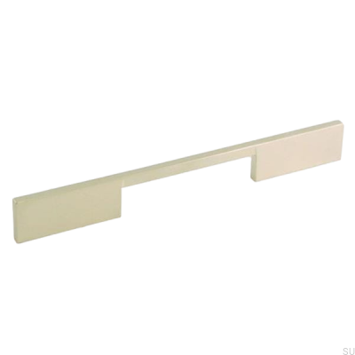 Poignée de meuble allongée 7571 192 Nickel brossé