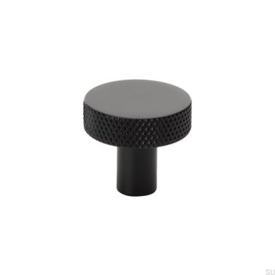 Bouton de meuble Flat 26 Métal Noir