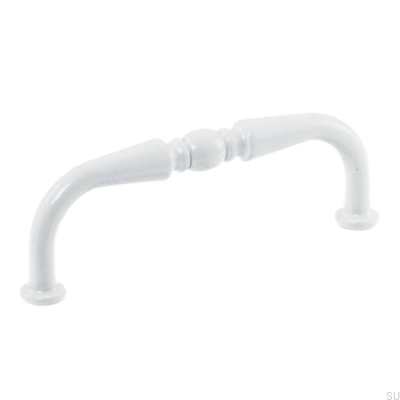 Poignée de meuble oblong 8474 Blanc