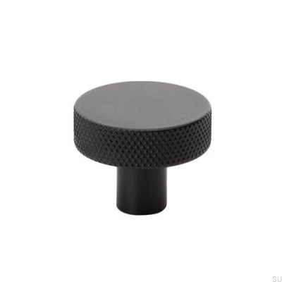 Bouton de meuble Flat 32 Métal Noir