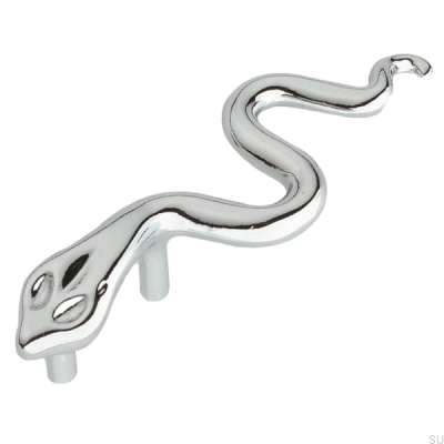 Poignée de meuble oblong Orm Hose Chrome poli