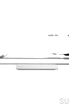 Zdjecie uchwytu krawedziowego Bench 160 aluminium