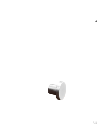Bouton de meuble Dot 30 Métal Argent