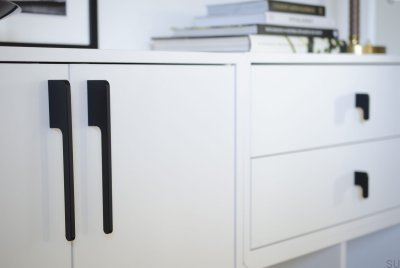 Poignée de meuble Soft Cut 300 Aluminium Noir