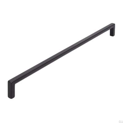 Poignée de meuble oblong 2108 320 Métal Noir Mat