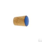Galki do mebli SIMPLE CONE emaliowane 2 cm -   olej bezbarwny - cieply niebieski.jpg