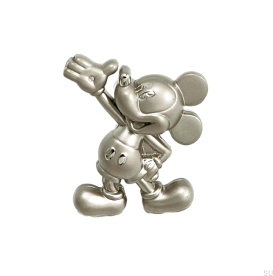 Bouton de meuble Mickey Mouse Nickel Brossé