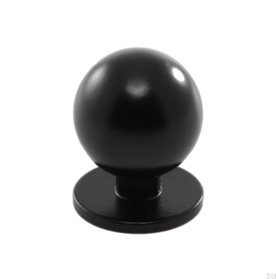 Bouton de meuble 1349 25 Métal Noir