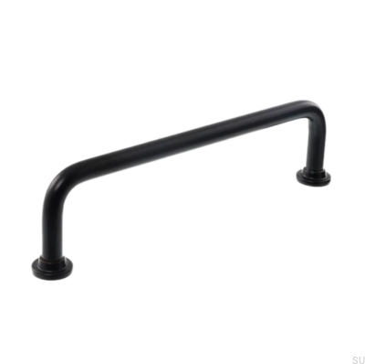 Poignée de meuble allongée 1353 192 Metal Black