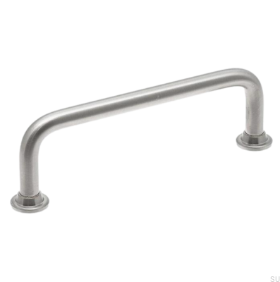 Poignée de meuble allongée 1353 96 Nickel brossé