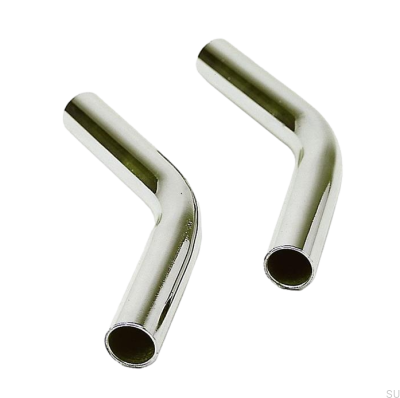 Coin pour tuyau de cuisine 135 Chrome poli
