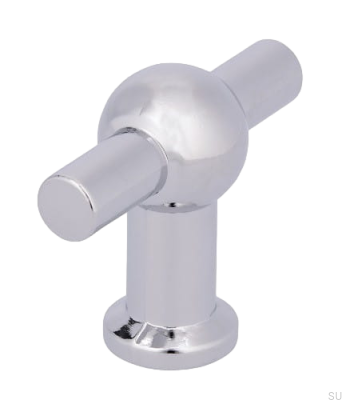 Bouton de meuble T-Bar 2011-50 Chrome poli