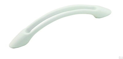 Poignée de meuble allongée 1026 96 Metal White