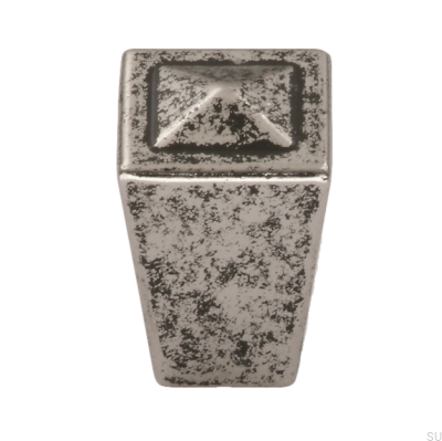 Bouton de meuble 1548 argent antique