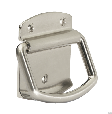 Poignée de meuble allongée 1816 32 Nickel brossé