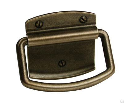 Poignée de meuble allongée 1816 32 Bronze Antique