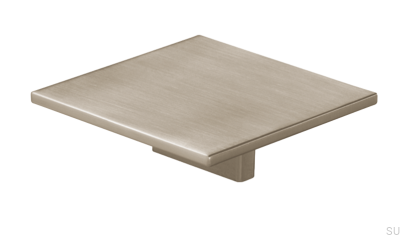Poignée de meuble carrée 2053 Nickel Brossé