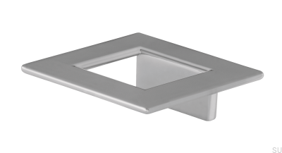 Poignée de meuble carrée 2057 Silver Matt