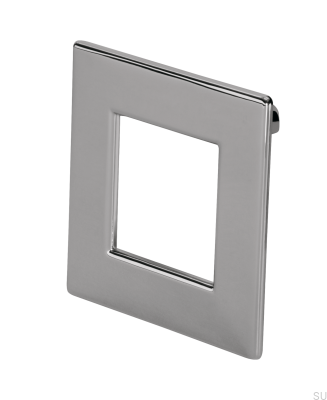 Poignée de meuble carrée 2057 Chrome poli