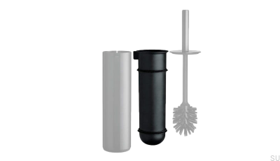 Récipient intérieur pour brosse WC 7126 Noir