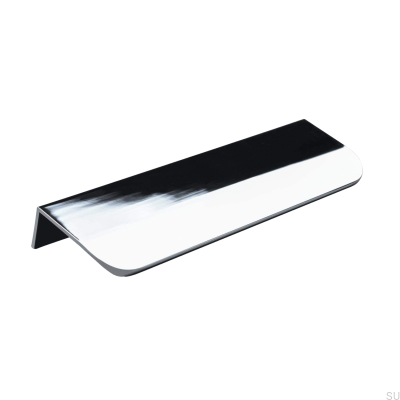 Poignée de meuble Poppi 136 edge, chrome poli