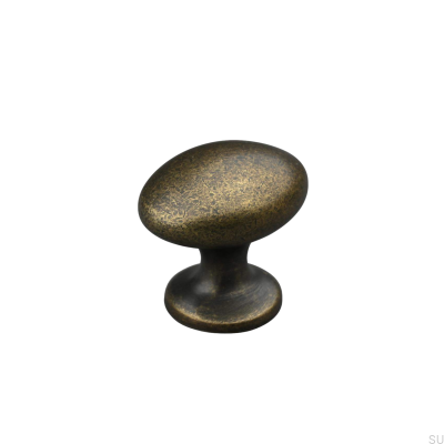 Bouton de meuble Forio 38, métal oxydé