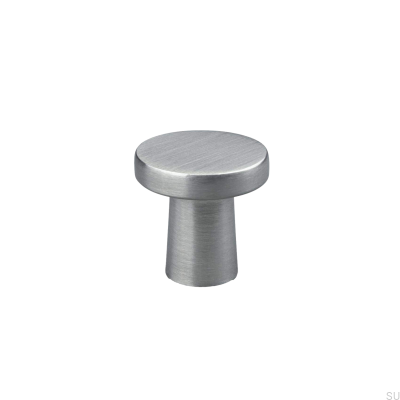 Bouton de meuble Garda 25 argent brossé