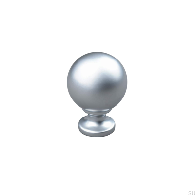 Bouton de meuble argenté Labaro 30