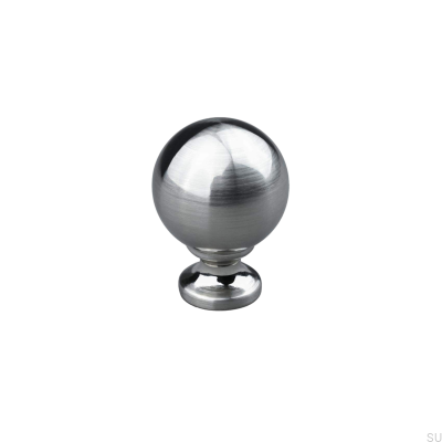 Bouton de meuble Labaro 30 Argent Brossé