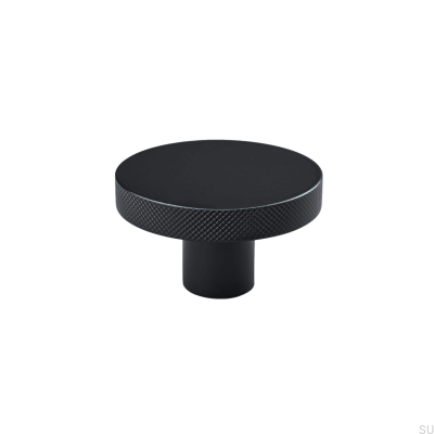 Bouton de meuble en métal Monza 42, noir mat