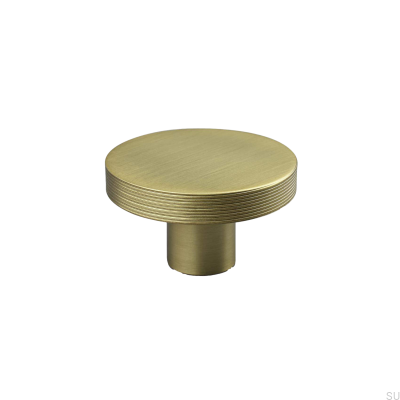 Bouton de meuble Monza Stripe 42 Or Brossé