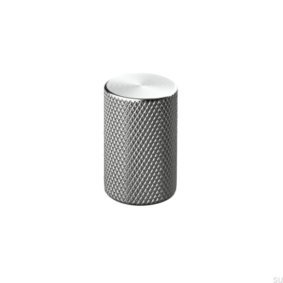 Bouton de meuble Rimini 18 argent brossé