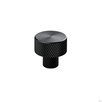 Bouton de meuble Rimini 20 en métal noir mat