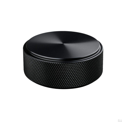 Bouton de meuble Rimini 50 en métal noir mat