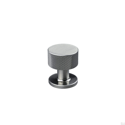 Bouton de meuble Sassari 25 argent brossé