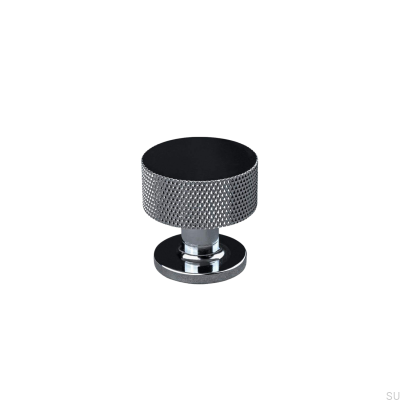 Bouton de meuble Sassari 30, chrome poli