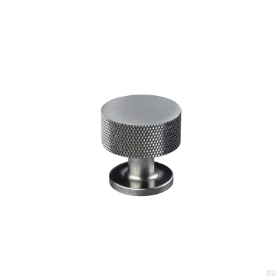 Bouton de meuble Sassari 30 argent brossé