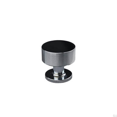Bouton de meuble Sassari 30, chrome poli