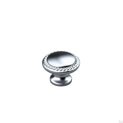 Bouton de meuble argenté Sora 30
